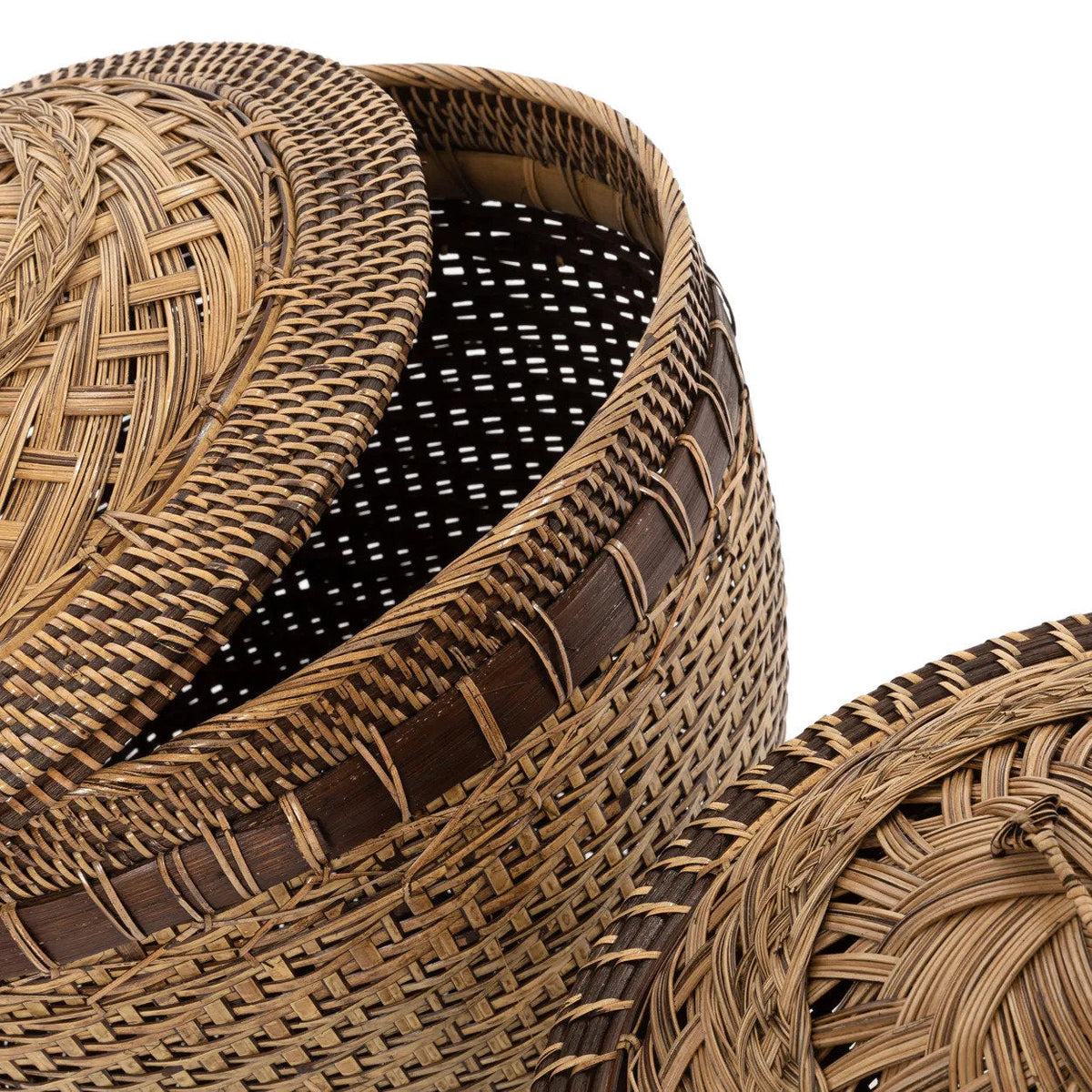 De Colonial Storage Mand Bruin Medium Bazar Bizar