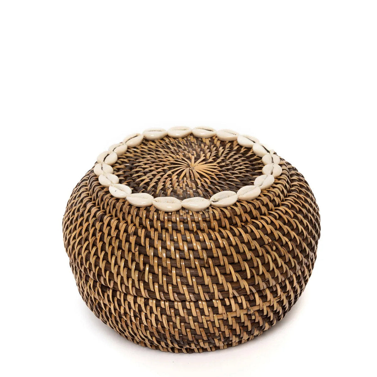De Colonial Peek-a-Boo Mand Naturel Medium Bruin Bazar Bizar
