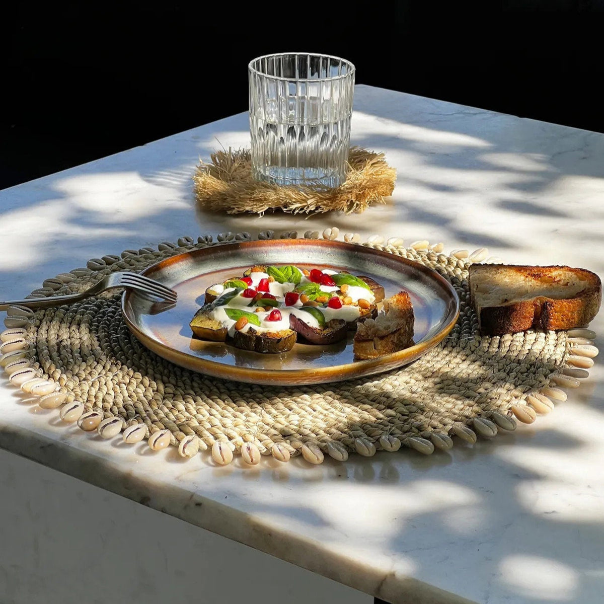 De Seagrass Shell Placemat - Natuurlijk Bazar Bizar