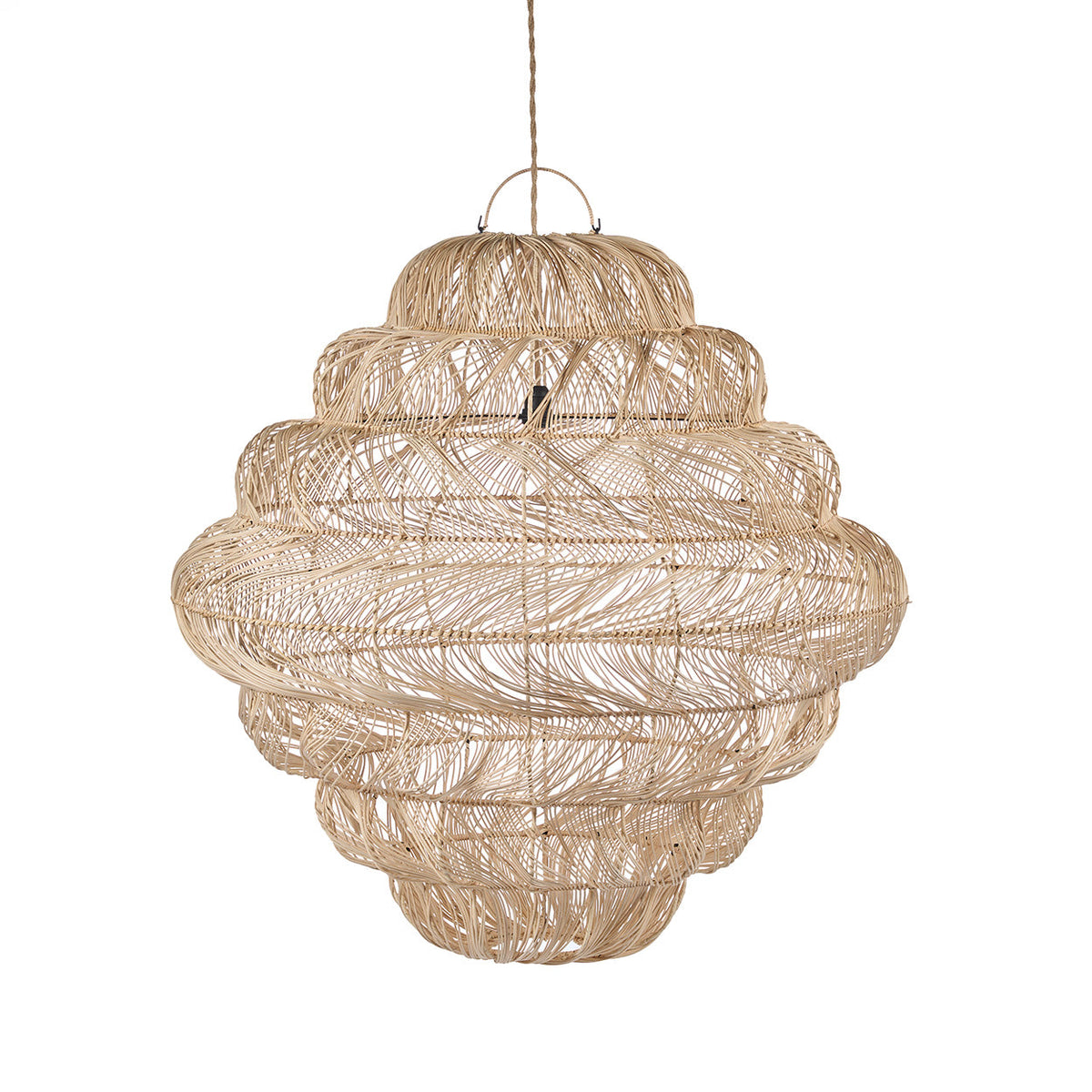 De Aurora Puff Hanglamp - Natuurlijk - XL Bazar Bizar