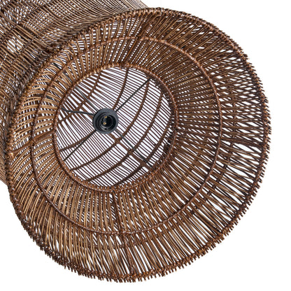 De Woven Bell Hanglamp Donker Walnoot XL Bazar Bizar