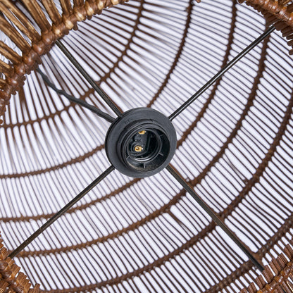 De Woven Bell Hanglamp Donker Walnoot XL Bazar Bizar