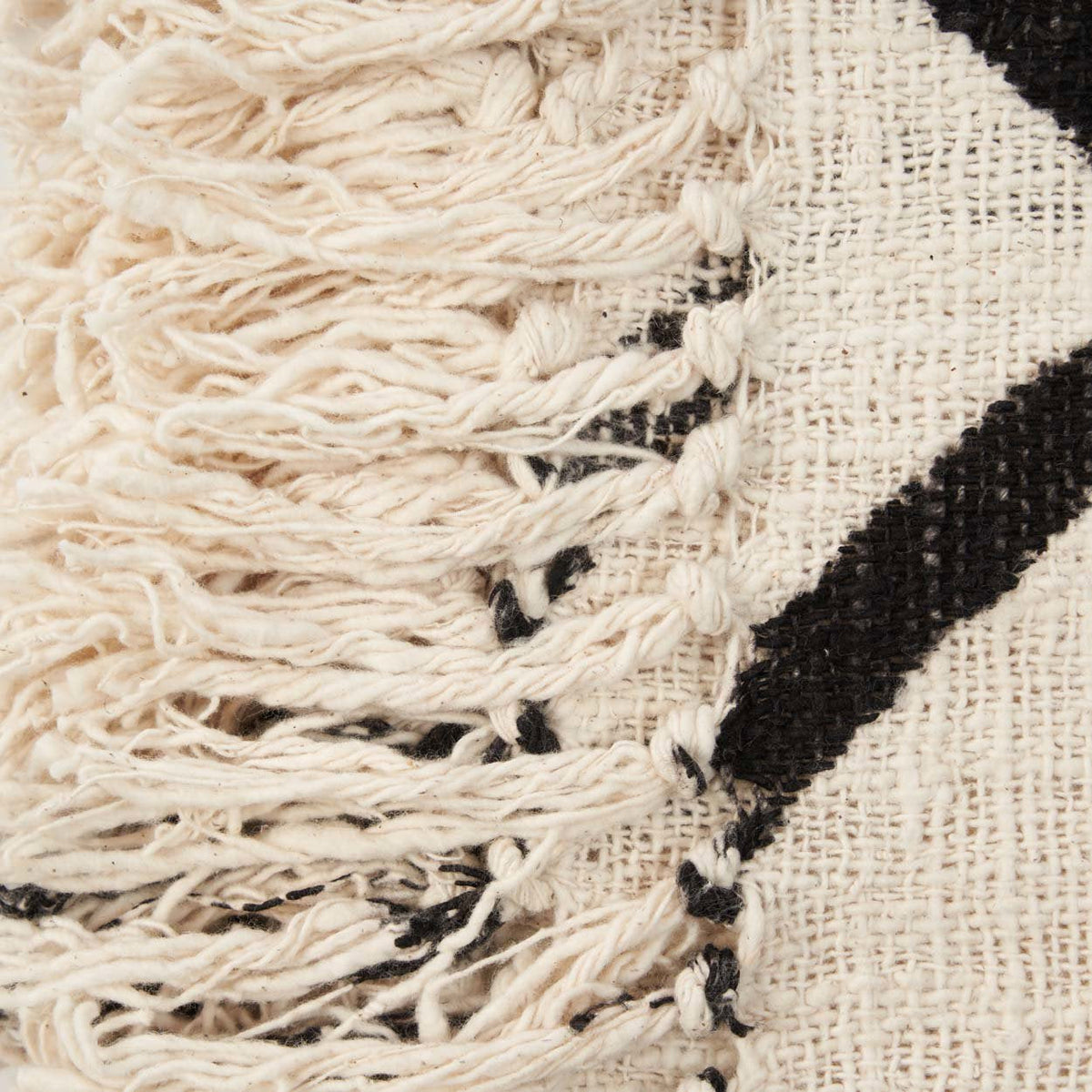 De Evil Eye Bedsprei - Naturel Zwart Bazar Bizar