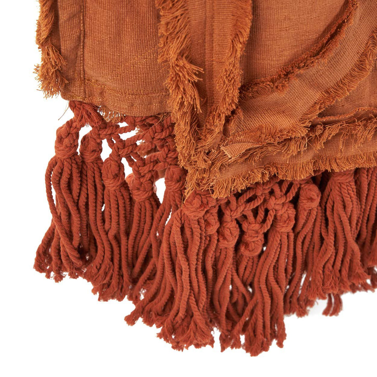 De Berber Bedsprei Terracotta Bazar Bizar
