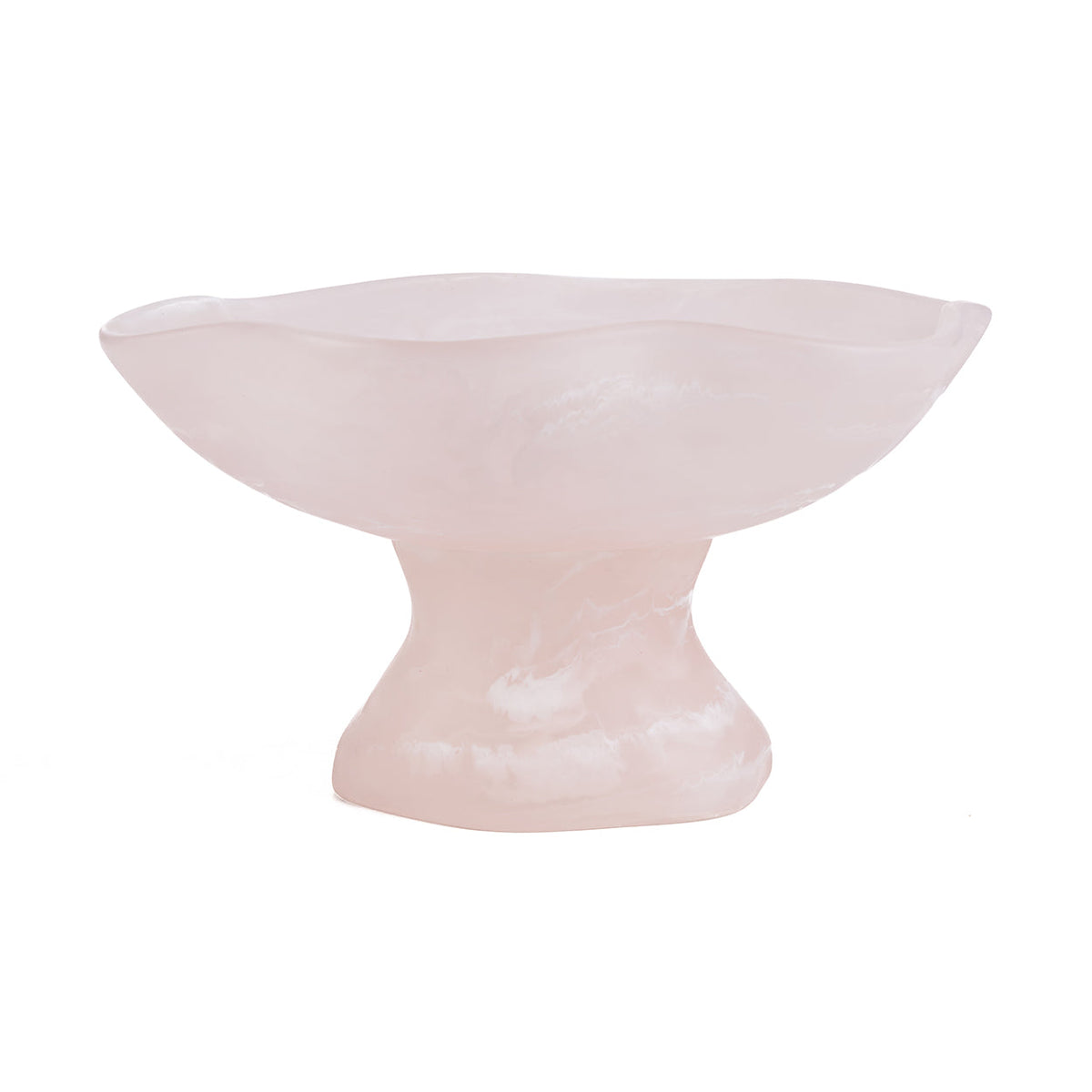 De Resin Organische Fruitstand Roze Wit Bazar Bizar