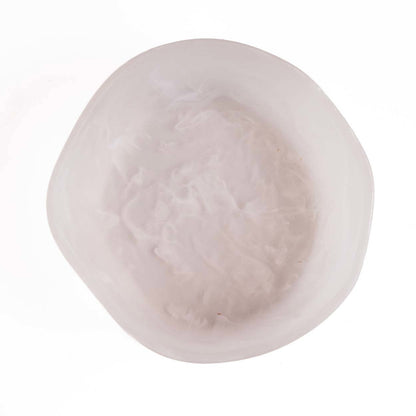 De Resin Organic Kom - Roze Wit- Large Bazar Bizar