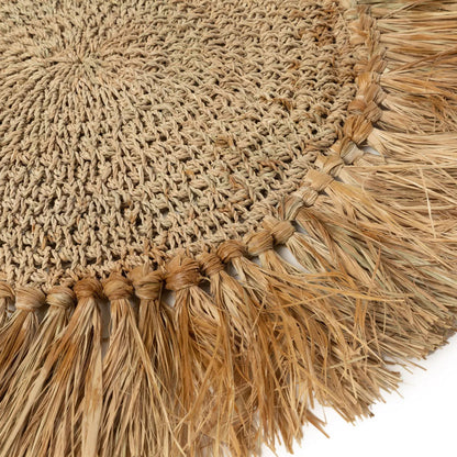 De Crochet Raffia Placemat - Natuurlijk Bazar Bizar