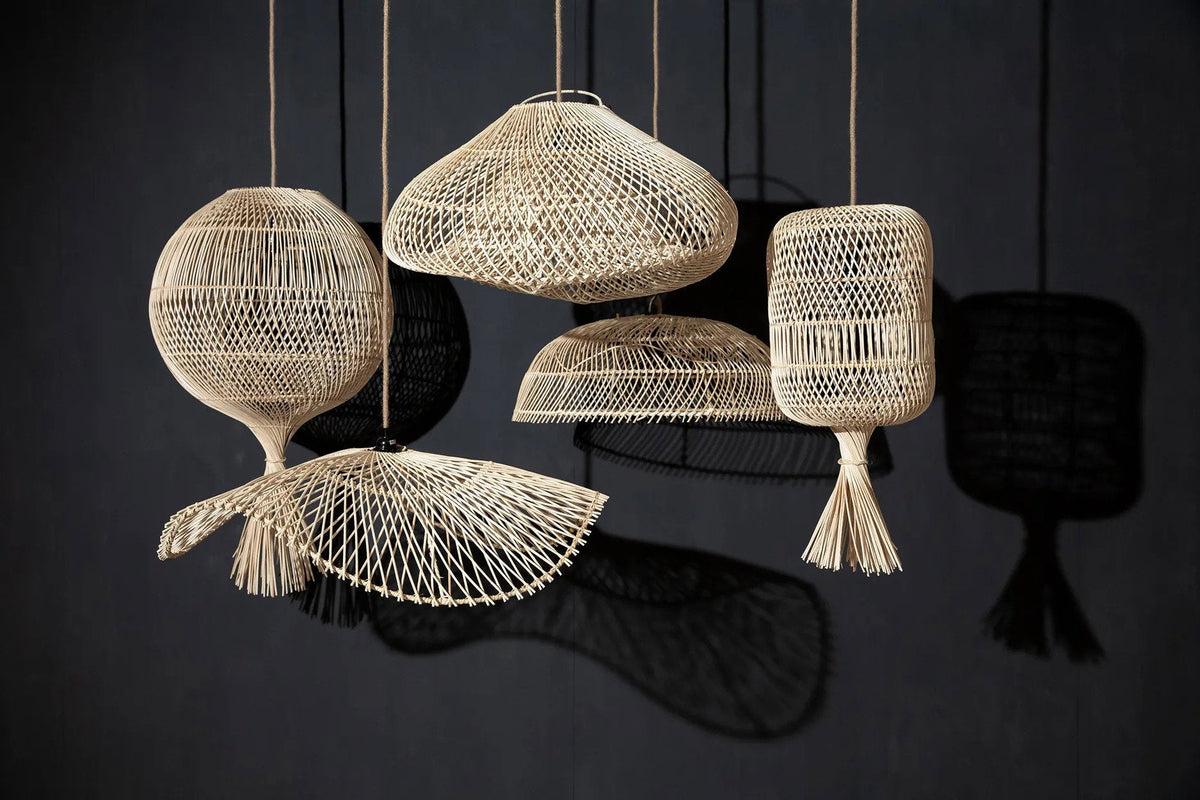 De Wonton Vloerlamp  - Naturel