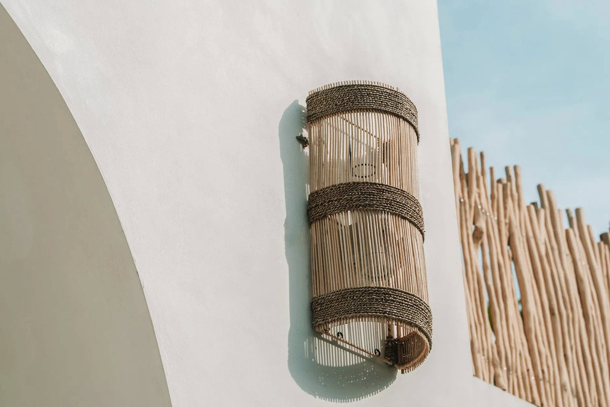 De Jalal Applique Muurlamp Naturel M Bazar Bizar