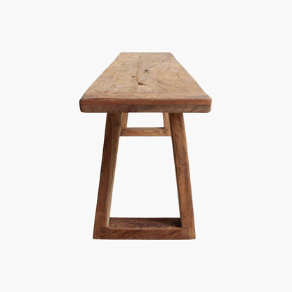 Teakhouten Eetkamerbank Farmwood 180cm Raw Materials