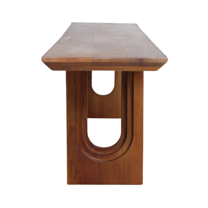 Eetkamerbank Bullnose Chamfered Mangohout 240cm Raw Materials