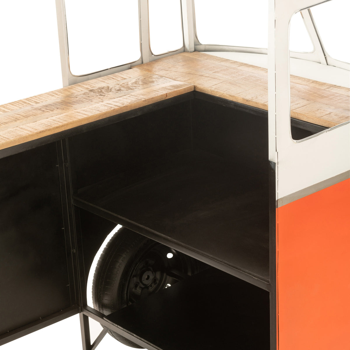Barmeubel Retro Bus Oranje J-Line