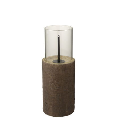 Buitenhaard Trunk Rond Hoog Donker Bruin J-Line