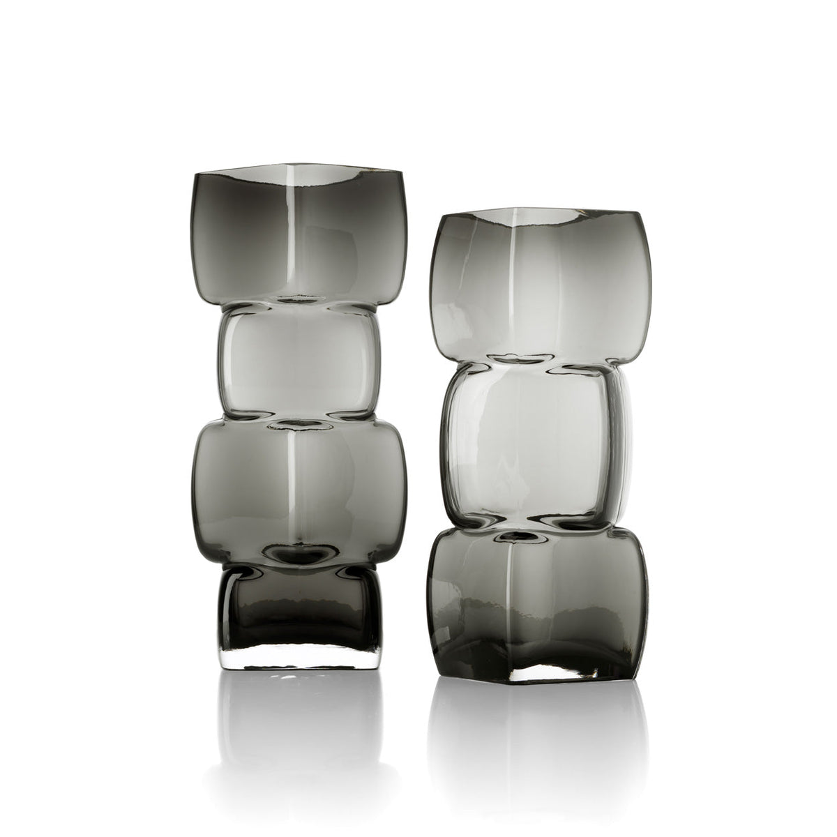 De Cubes Vaas - Donkergrijs - M Bazar Bizar
