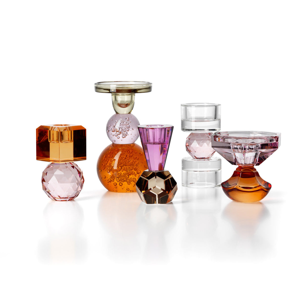 De Amethyst Flame Kandelaar Bazar Bizar