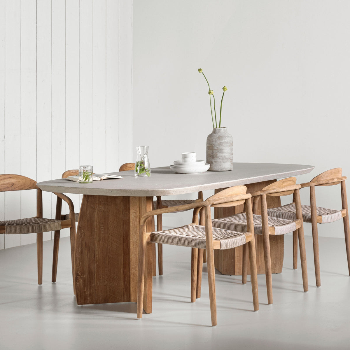 DTP Home Eetkamertafel Nova Travertin 220cm
