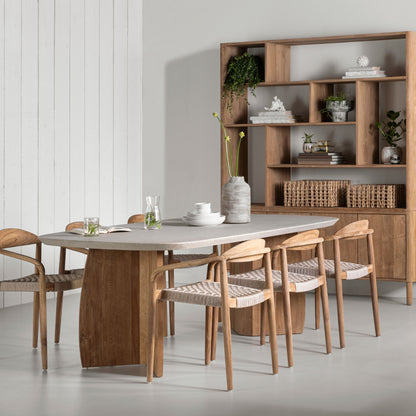 DTP Home Eetkamertafel Nova Travertin 220cm