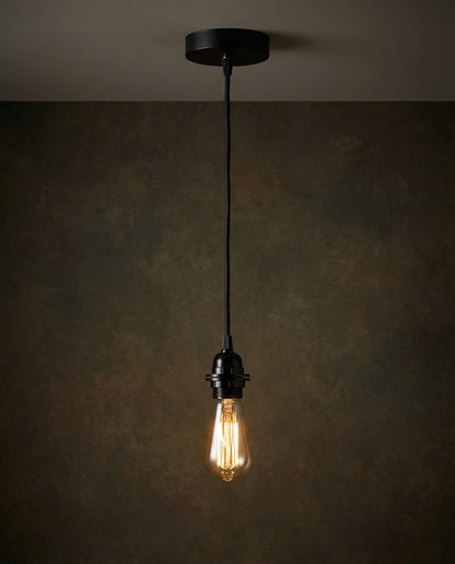 Plafondarmatuur met 1 fitting Zwart Bazar Bizar