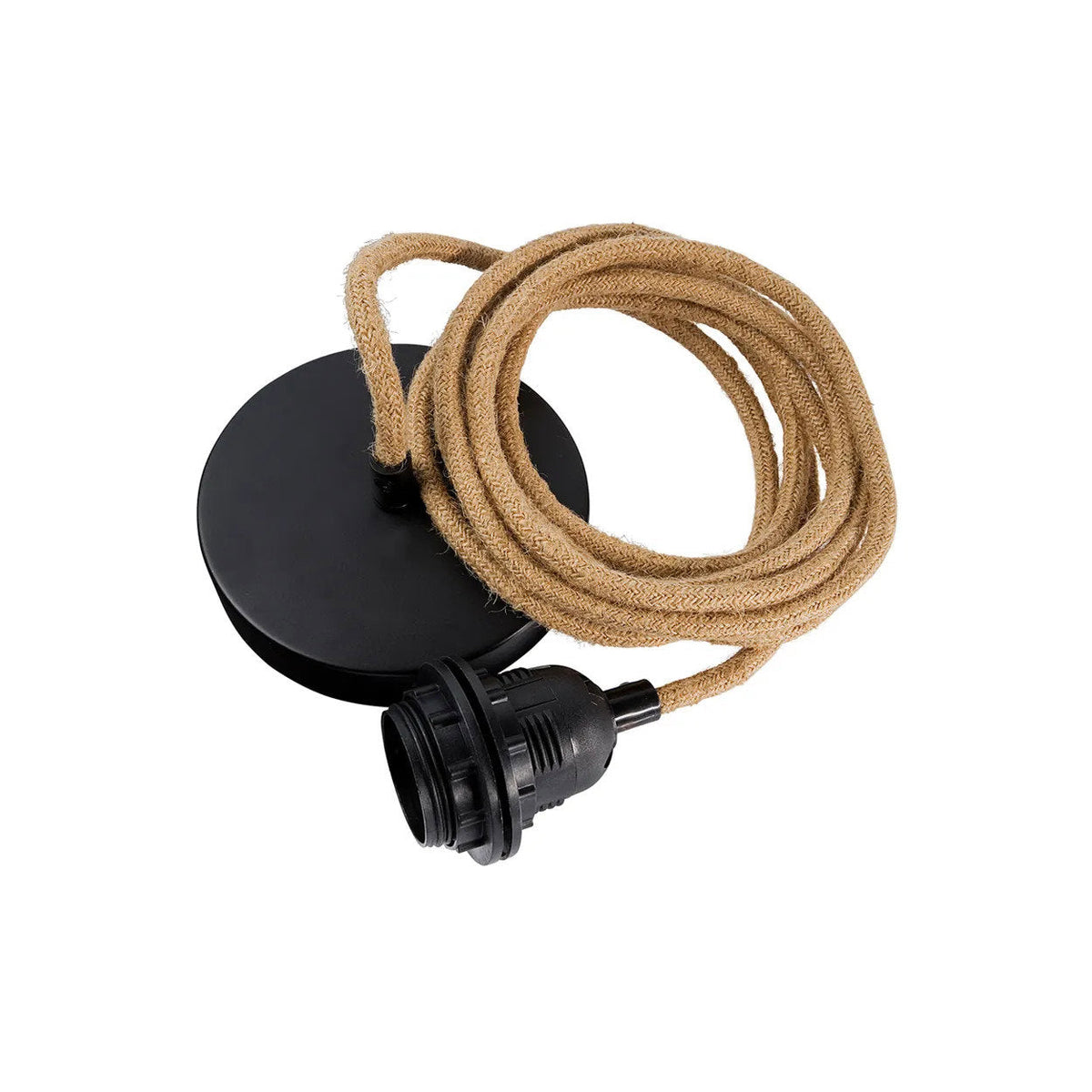 Plafondarmatuur met 1 fitting Naturel Zwart Bazar Bizar
