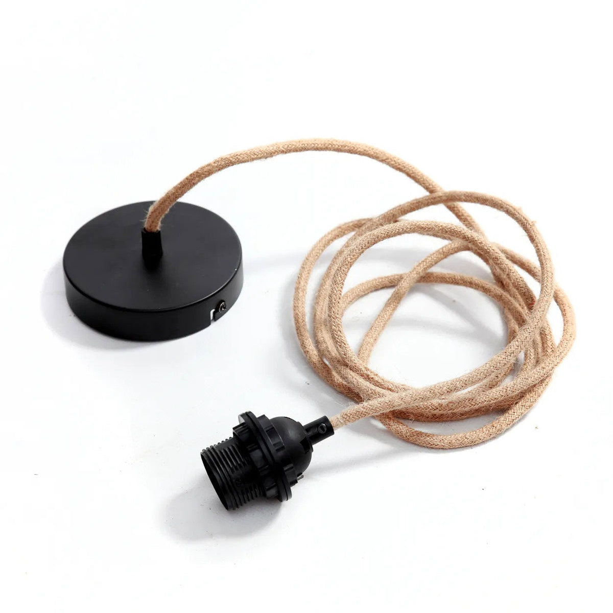 Plafondarmatuur met 1 fitting Naturel Zwart Bazar Bizar