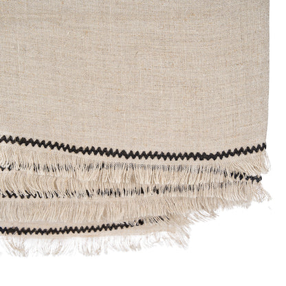 Het Tuscany Tafelkleed - Naturel Zwart - 150x250 Bazar Bizar