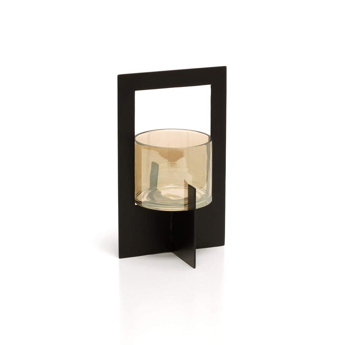 De Hurricane Framed Kandelaar Zwart Large Bazar Bizar