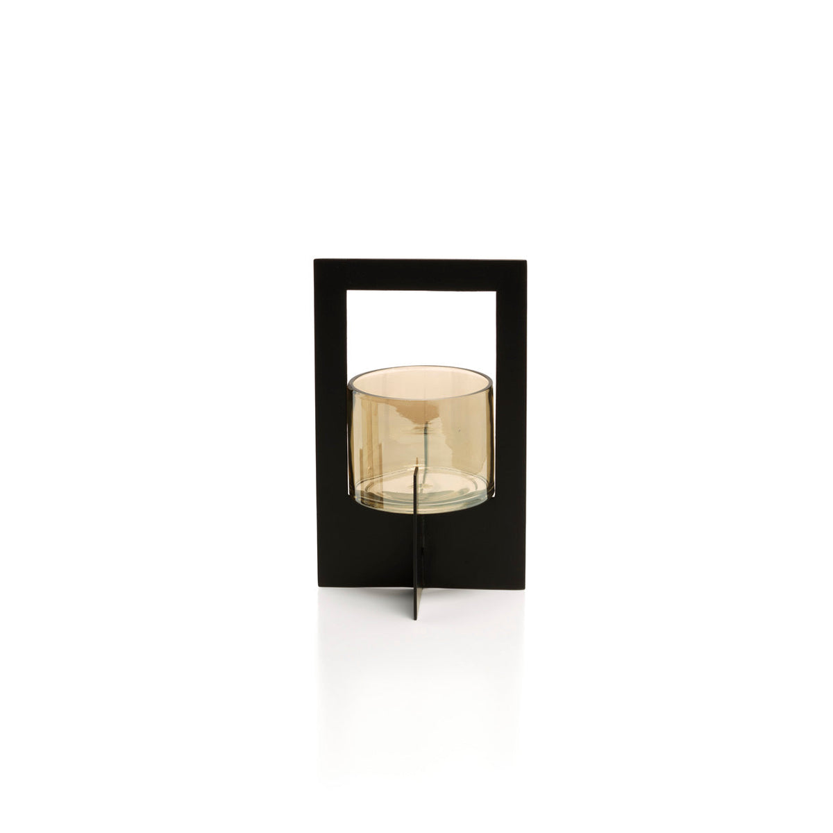 De Hurricane Framed Kandelaar Zwart Large Bazar Bizar