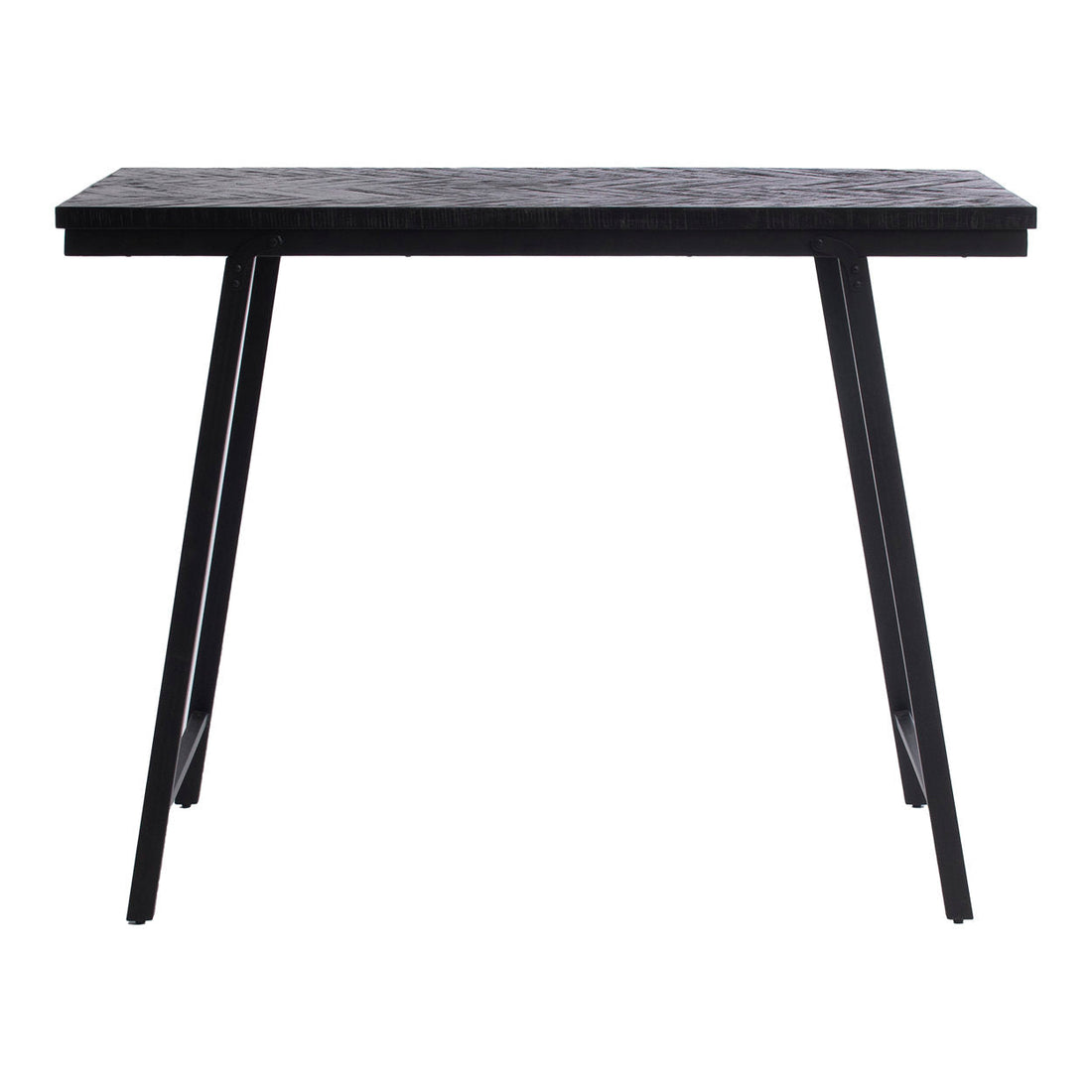 De Visgraat Hoge Tafel - Zwart - 140 Bazar Bizar