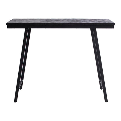 De Visgraat Hoge Tafel - Zwart - 140