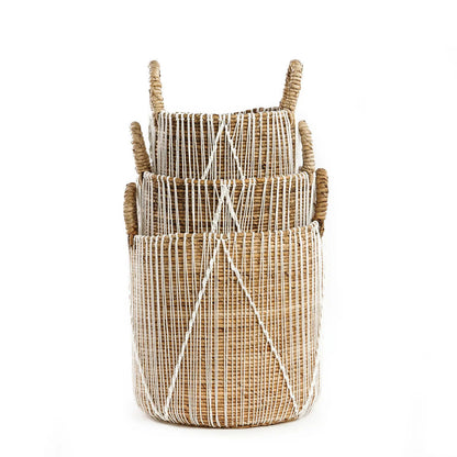 De Straight Stitched Macramé Mand - L Bazar Bizar