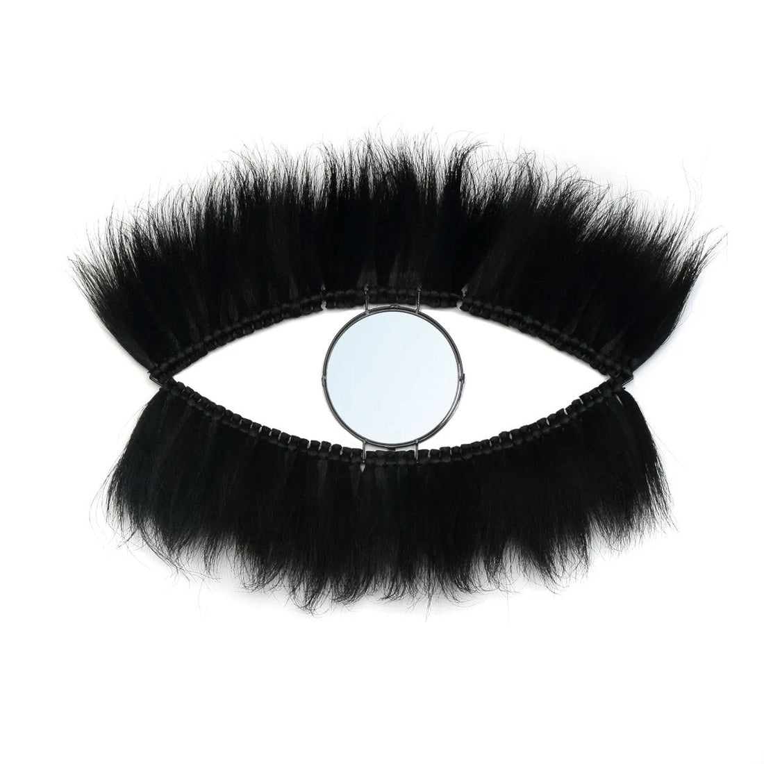 De Black Eye Spiegel - Zwart 100x60cm Bazar Bizar