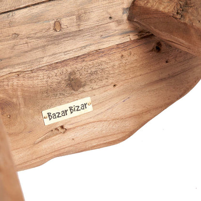 De Marabunta Rustic Bijzettafel - Naturel Bazar Bizar