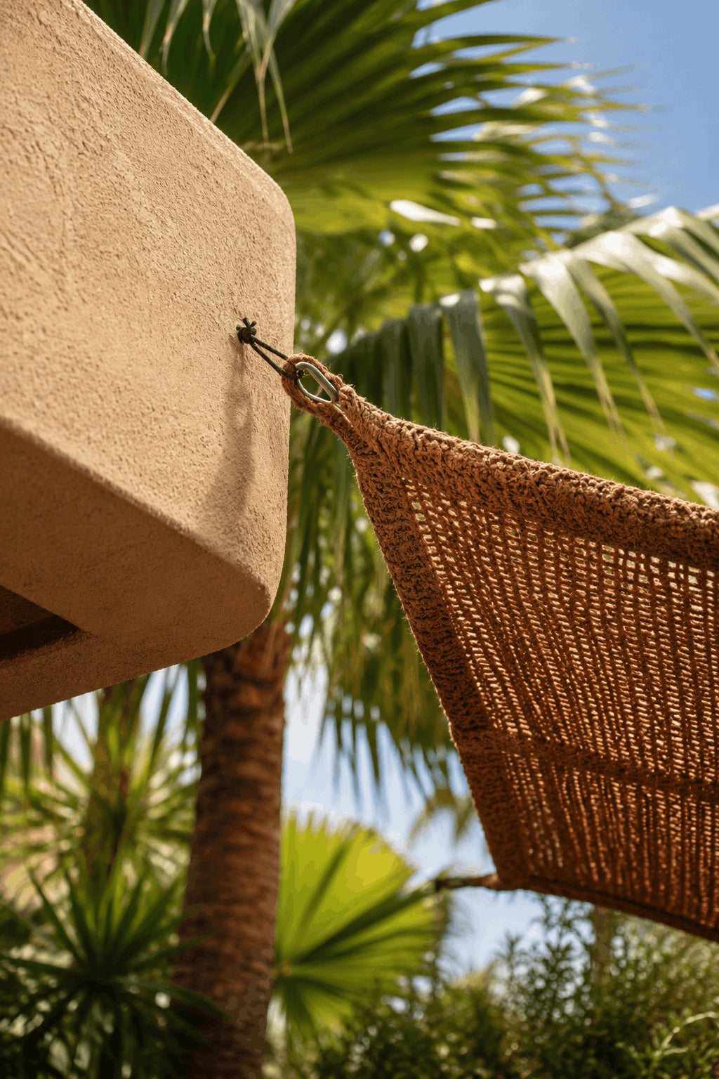 Schaduwdoek Coco Rechthoekig Naturel 500x300 Bazar Bizar