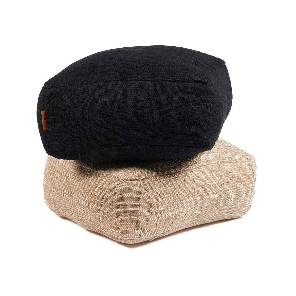 De Comfy Poef Beige Bazar Bizar
