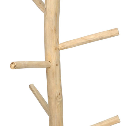 Teakhouten Kapstok Naturel 160cm Bazar Bizar