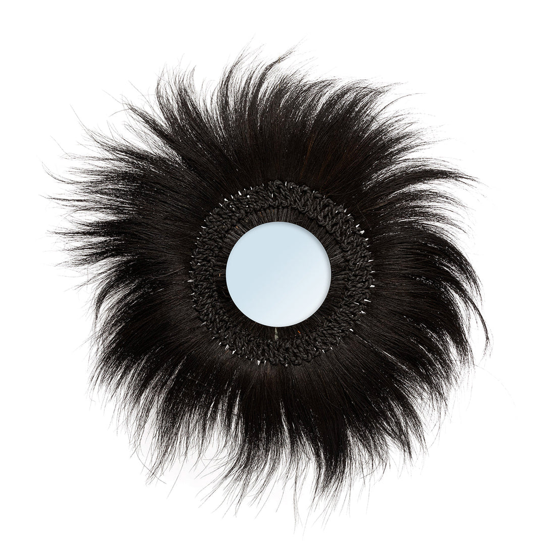 De Simba Spiegel - Zwart - M 70x70cm Bazar Bizar