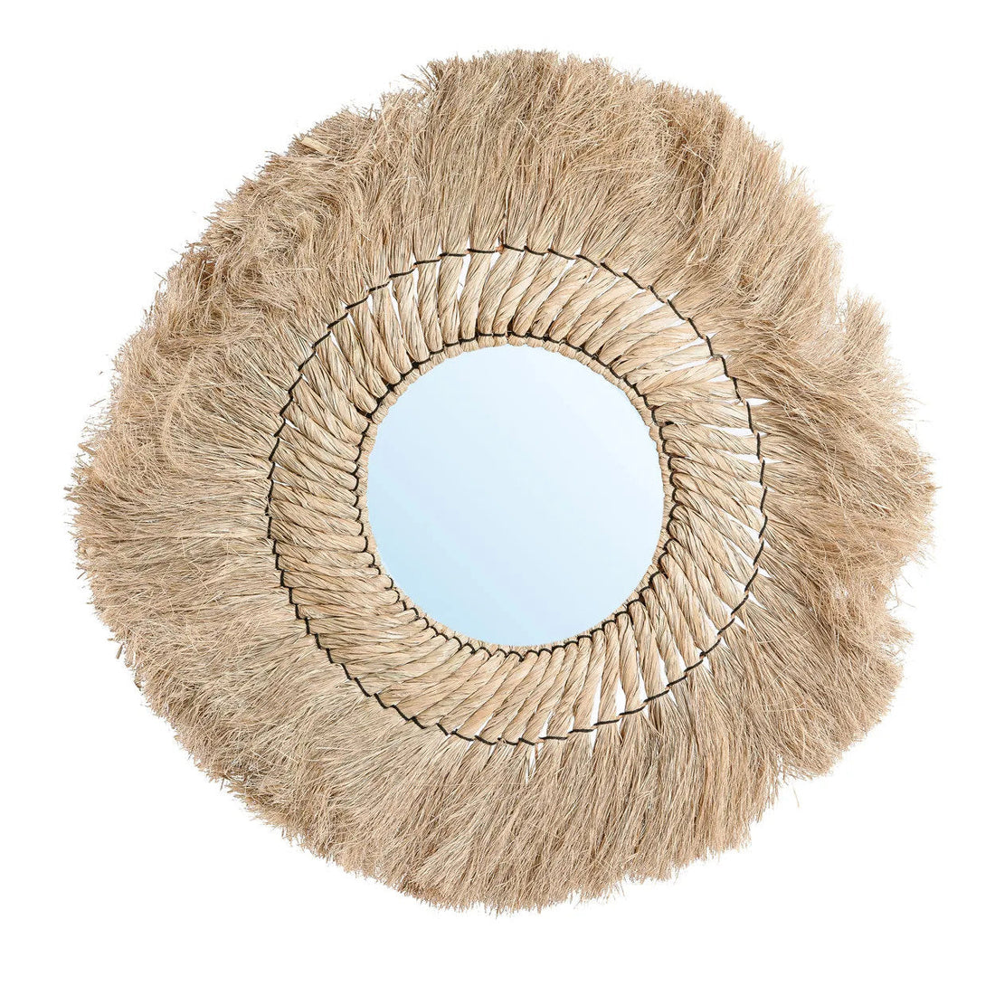 De Pretty Blond Spiegel - Naturel - L 90x90cm Bazar Bizar