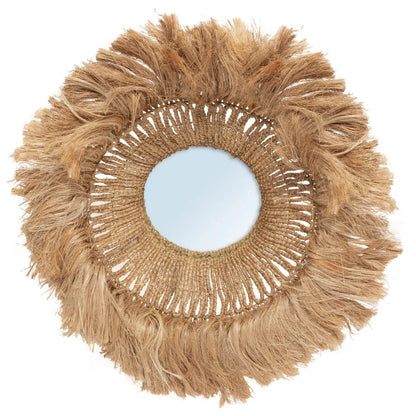 De Abaca Solomon Spiegel - Naturel 85x85cm Bazar Bizar