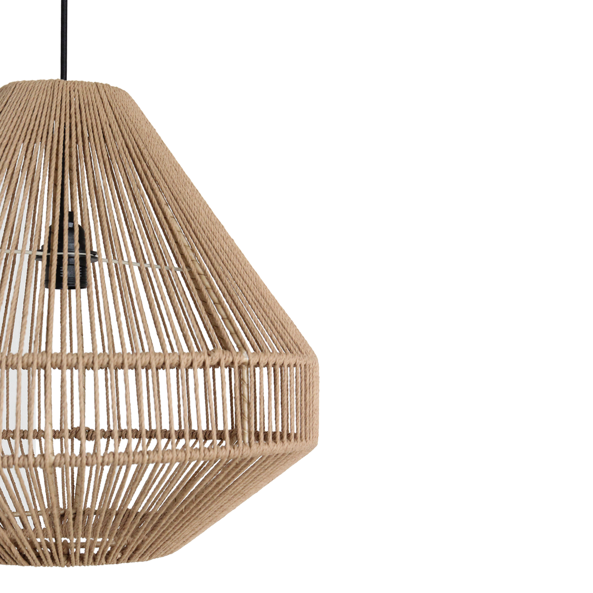 Linea Hanglamp Diamond Naturel Ø44x42cm Raw Materials