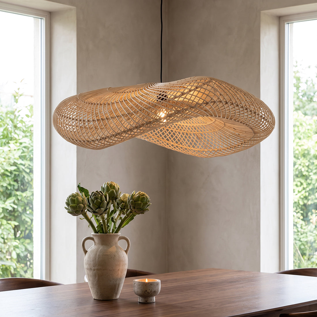 Hanglamp Wave Natural XL Raw Materials