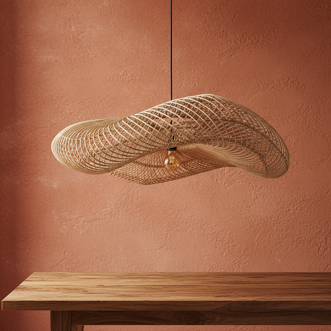 Hanglamp Wave Natural XL Raw Materials