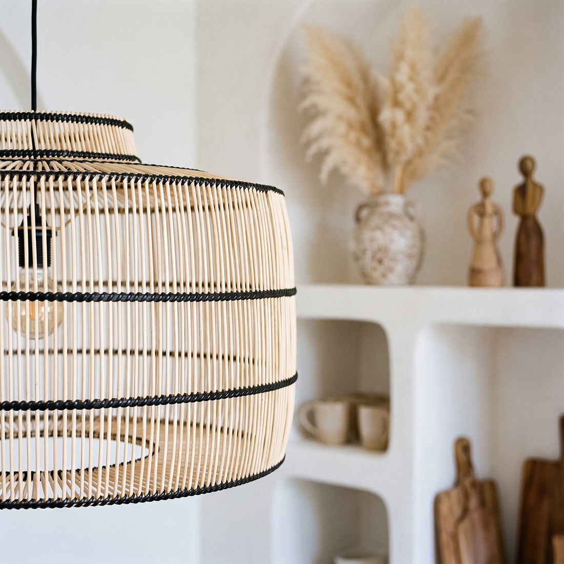Stella Rotan Hanglamp Raw Materials