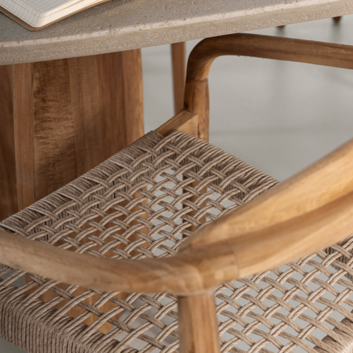MUST Living Outdoor Eetkamerstoel Santiago Teakhout