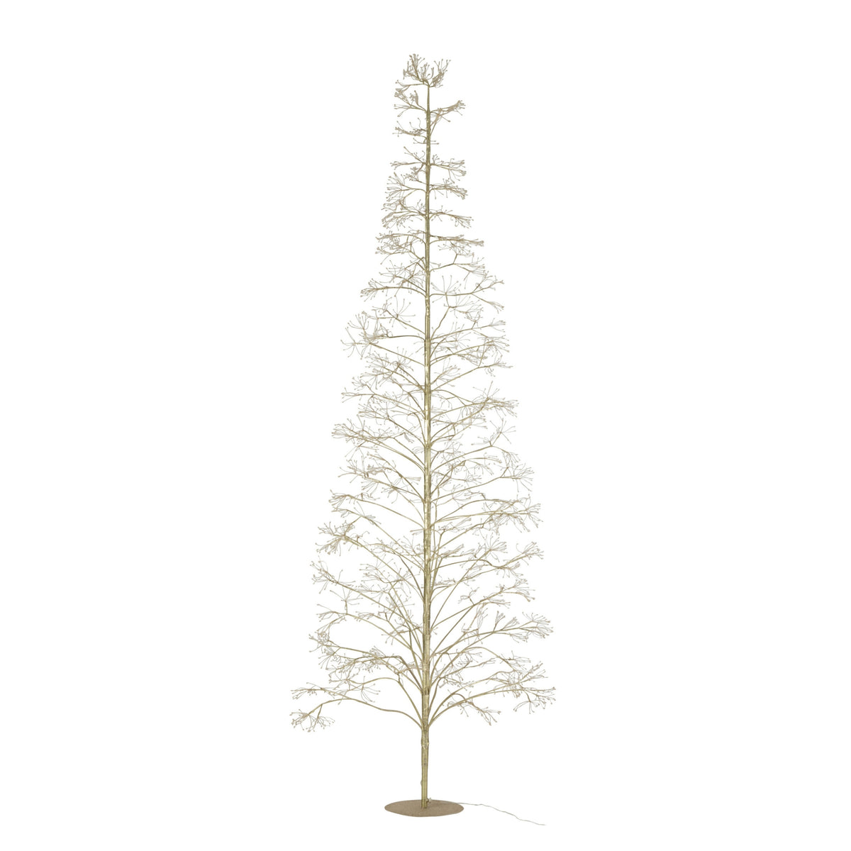 Kerstboom 3000 Led Metaal Goudkleurig Large H300cm J-Line