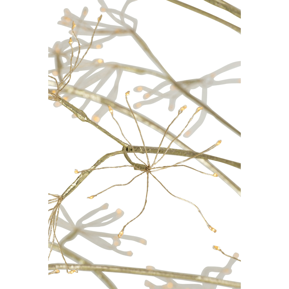 Kerstboom 3000 Led Metaal Goudkleurig Large H300cm J-Line
