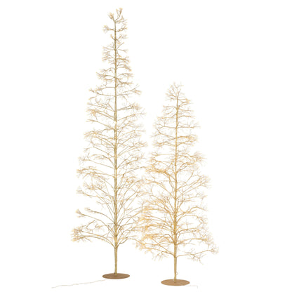 Kerstboom 3000 Led Metaal Goudkleurig Large H300cm J-Line