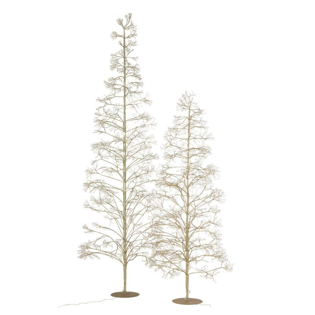 Kerstboom 3000 Led Metaal Goudkleurig Large H300cm J-Line