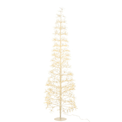 Kerstboom Led Warm Witte Lichten Metaal Wit Large H180cm J-Line