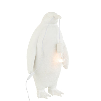 Tafellamp Pinguïn Resine Wit Large J-Line