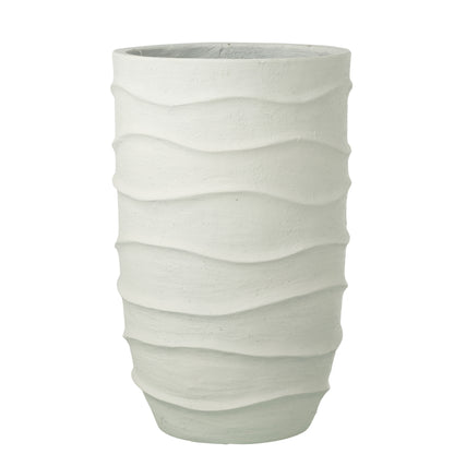 Bloempot Golf + Buiten Zand Wit Extra Large J-Line